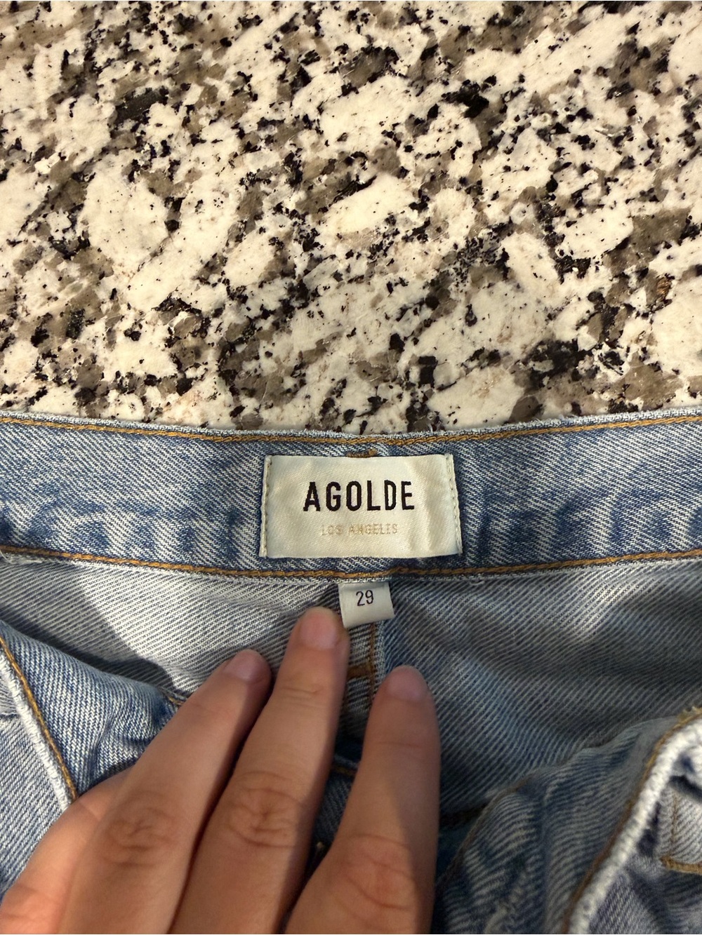 Agolde Straight Leg Denim - Picture 2 of 3